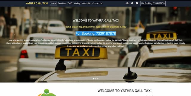 Yathra Call Taxi project